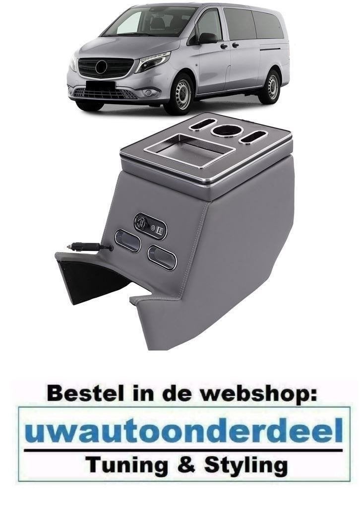 USB Luxe Middenconsole Armsteun Grijs Voor Mercedes V Klasse, Auto diversen, Verzenden, Nieuw