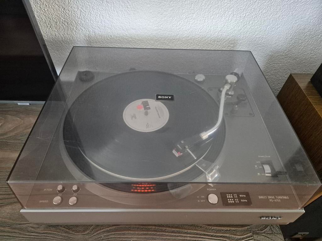 Sony PS-4750 Platenspeler met Nagoaka JT-511, Ophalen