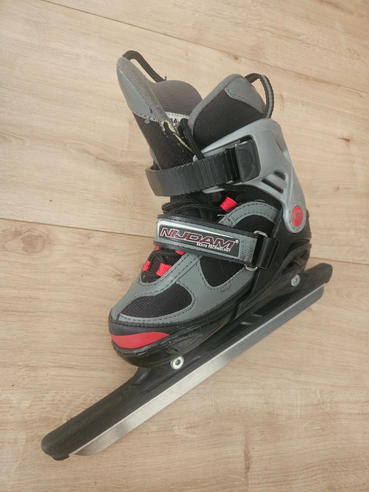 Nijdam schaatsen combi Noren verstelbaar mt 31-34, Ophalen of Verzenden, Gebruikt, Combinoren, Nijdam