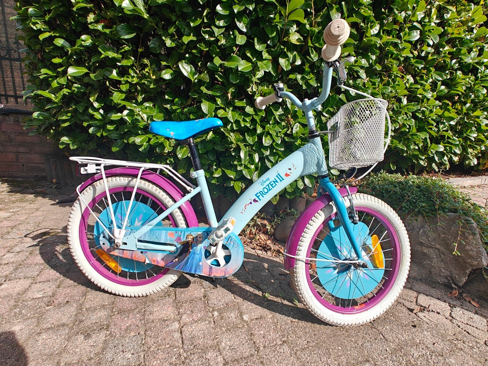 Frozen 2 Kinderfiets, Fietsen en Brommers, Ophalen, Terugtraprem, Zijwieltjes, Frozen 2