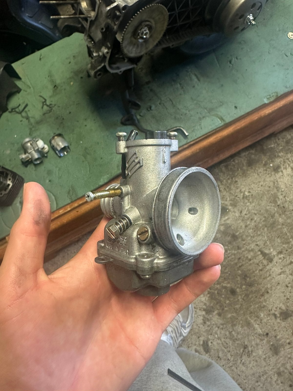 Polini cp 17,5mm carburateur, Ophalen of Verzenden, Zo goed als nieuw, Carburateur