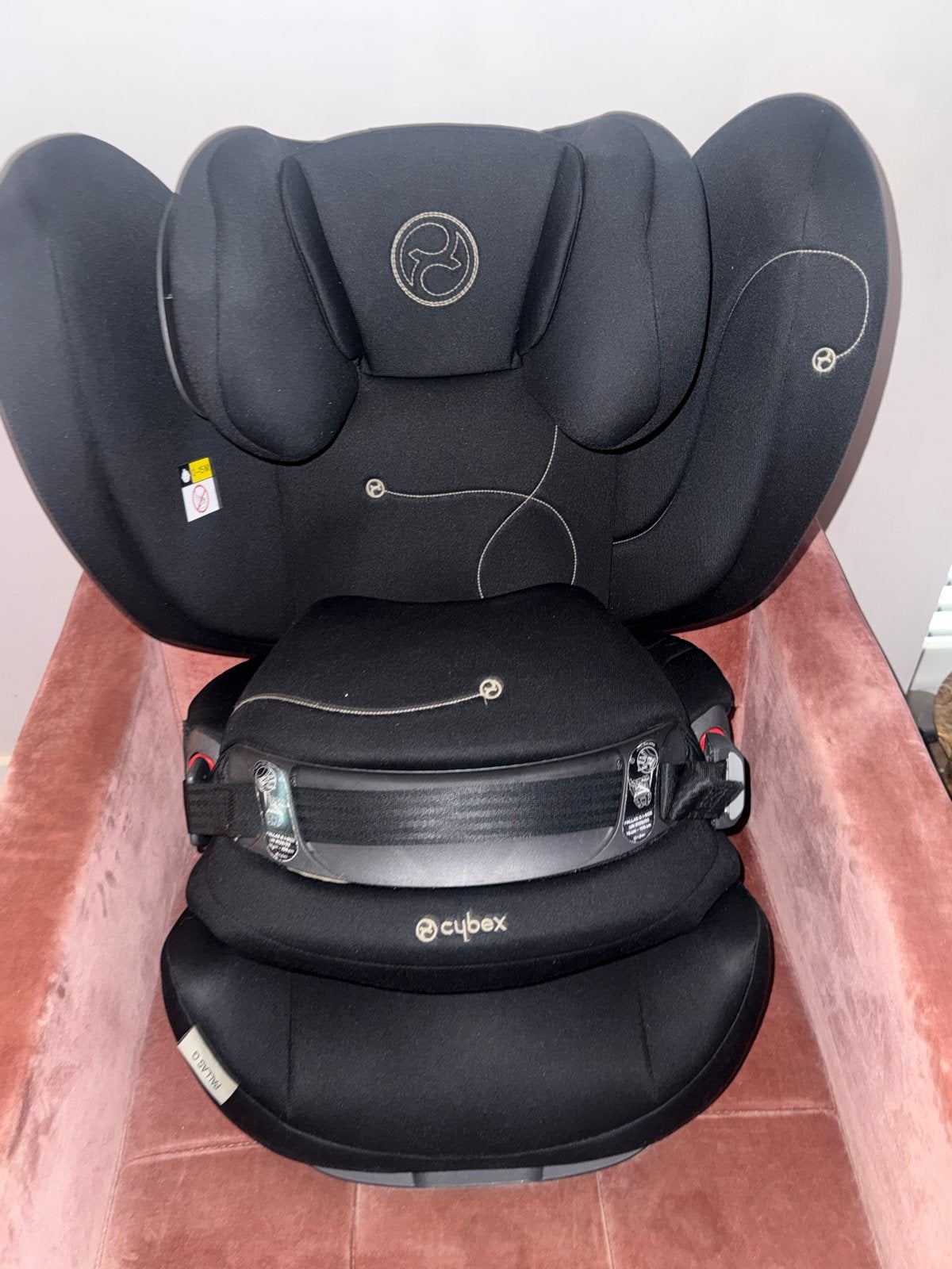 Cybex Pallas i G autostoel – zwart – zeer nette staat, Overige merken, Autogordel of Isofix, Verstelbare rugleuning, Ophalen of Verzenden