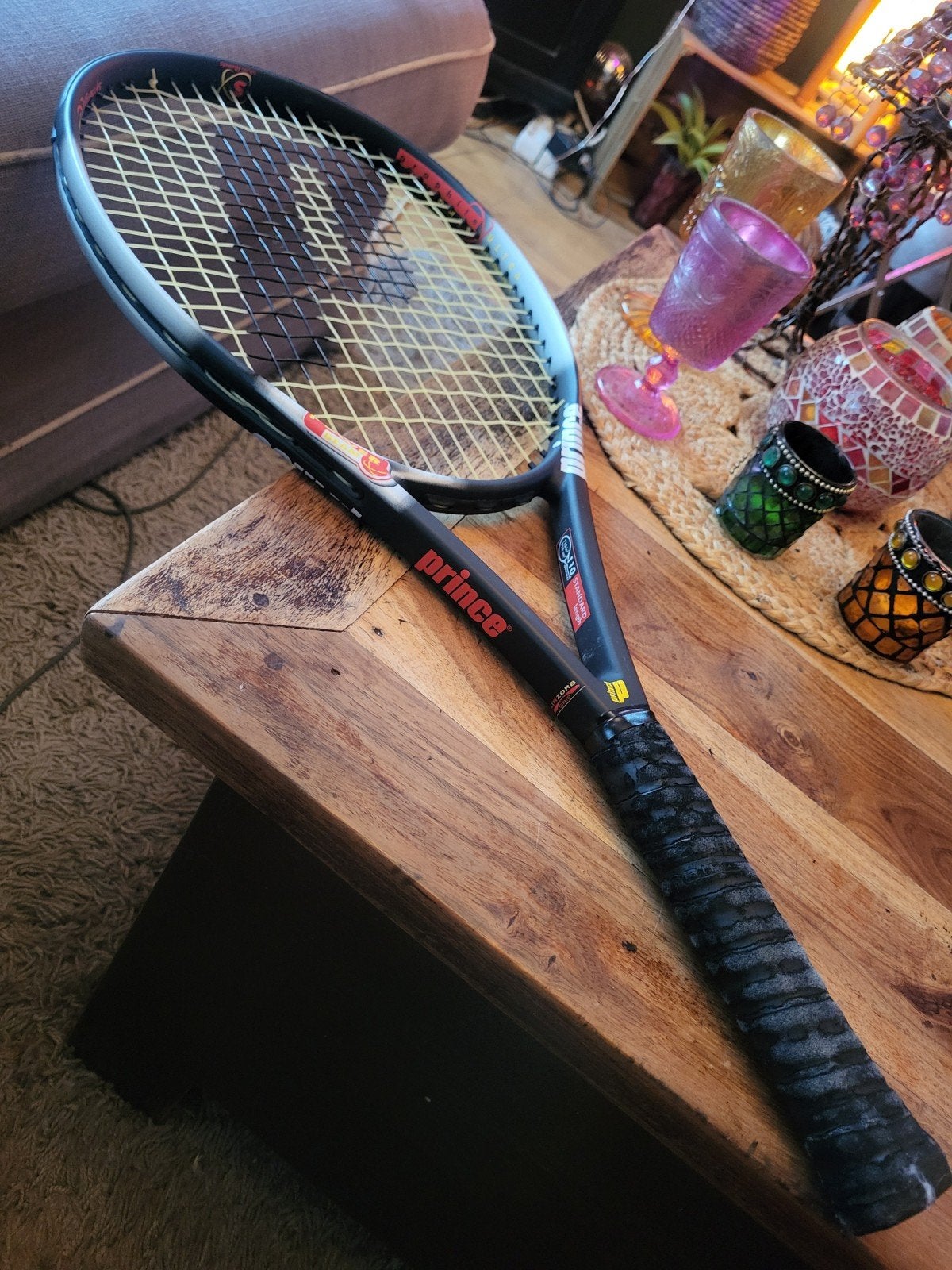 Prince Synergy Advance Ti Tennisracket 280 gram L2, L2, Prince, Ophalen of Verzenden, Zo goed als nieuw
