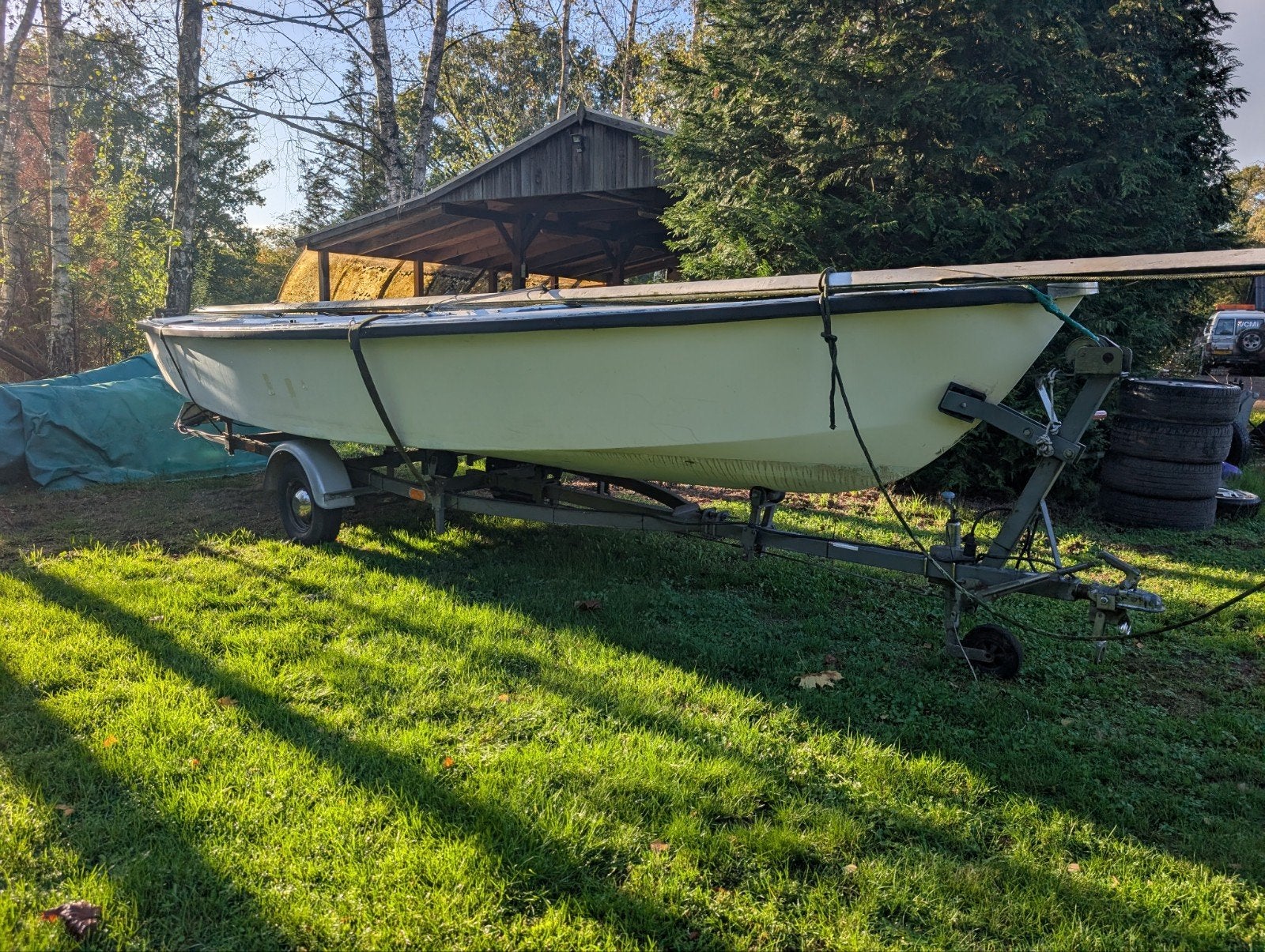 ZEILBOOT 6 METER MET KANTELTRAILER – OPKNAPPER, Ophalen, Gebruikt, Overige typen