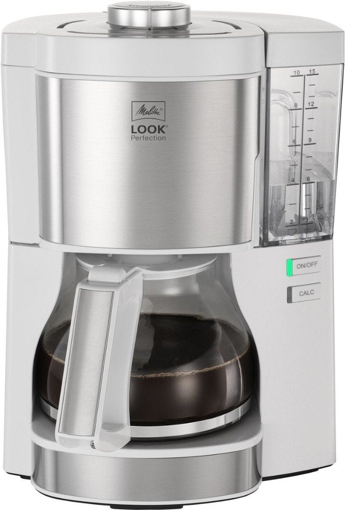 NIEUW Melitta Look V Perfection Koffiezetapparaat Wit 1,25L, Afneembaar waterreservoir, 10 kopjes of meer, Ophalen of Verzenden