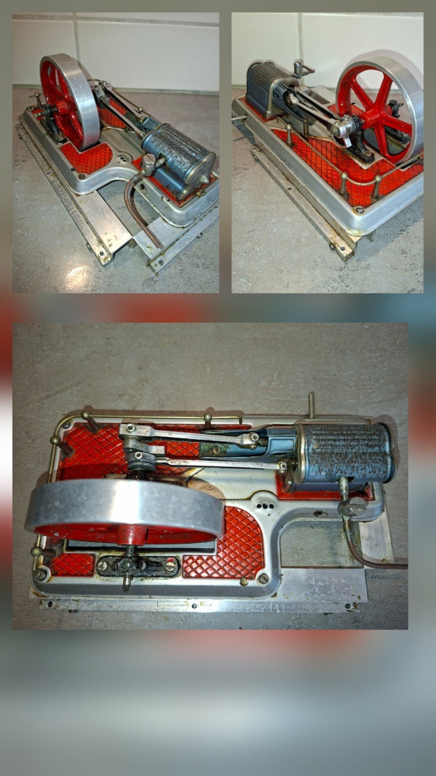 Stoommachine zonder stoomketel, Ophalen of Verzenden, Gebruikt, Groter dan 1:32