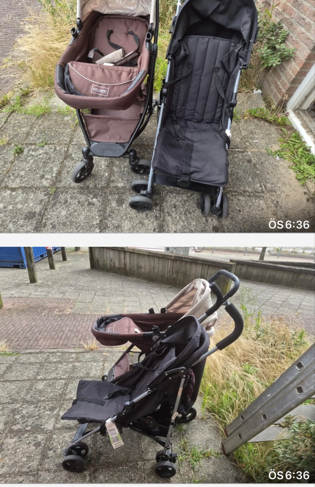 2 Gebruikte Buggy's - Ideaal voor Tweeling of Reserve, Gebruikt, Duowagen, Ophalen, Kinderwagen