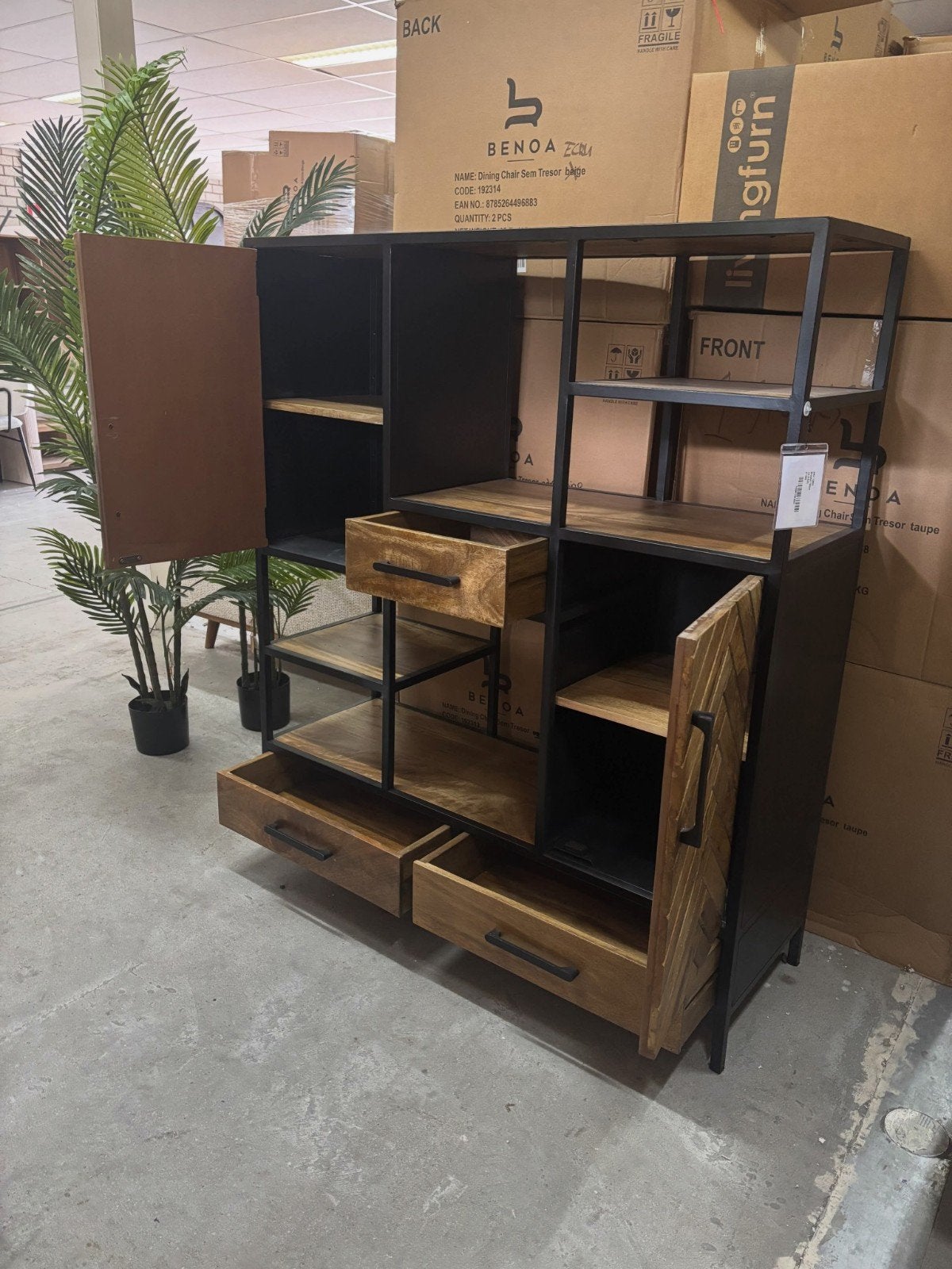 Kabinetkast Brooklyn, 140 cm, van Livingfurn, Ophalen, ., Nieuw, Livingfurn