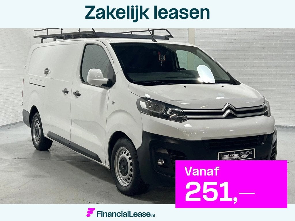 Citroen Jumpy 2.0 BlueHDI 120 pk XL L3 Navi, Imperiaal met T, Voorwielaandrijving, Stof, Gebruikt, 4 cilinders