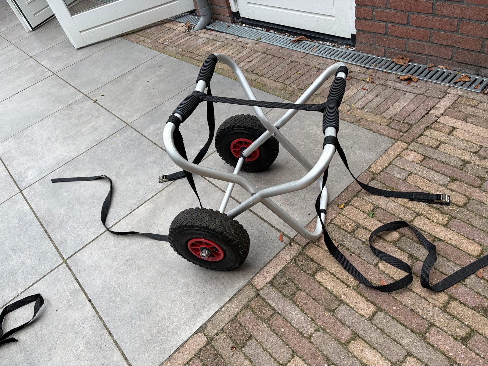 Kajak/Kano Transportkar met Luchtbanden, Ophalen of Verzenden, Gebruikt