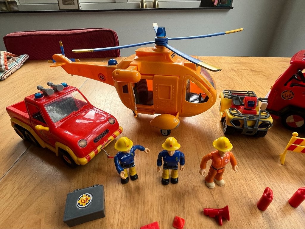 brandweerman Sam speelgoed, Ophalen of Verzenden, Gebruikt