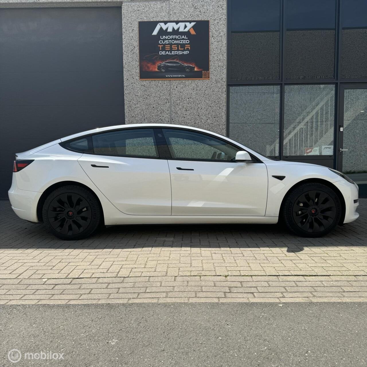 Tesla Model 3 Long Range AWD + MMX PACK + IAP + SOH 92.1%, Auto's, Automaat, Gebruikt, Zwart, Overige carrosserieën