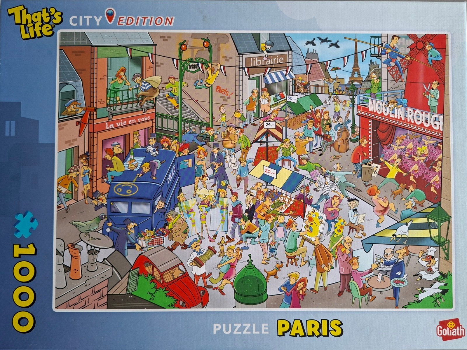 That's Life City Edition: Puzzle Parijs 1000 stukjes, Ophalen of Verzenden, 500 t/m 1500 stukjes, Zo goed als nieuw, Legpuzzel