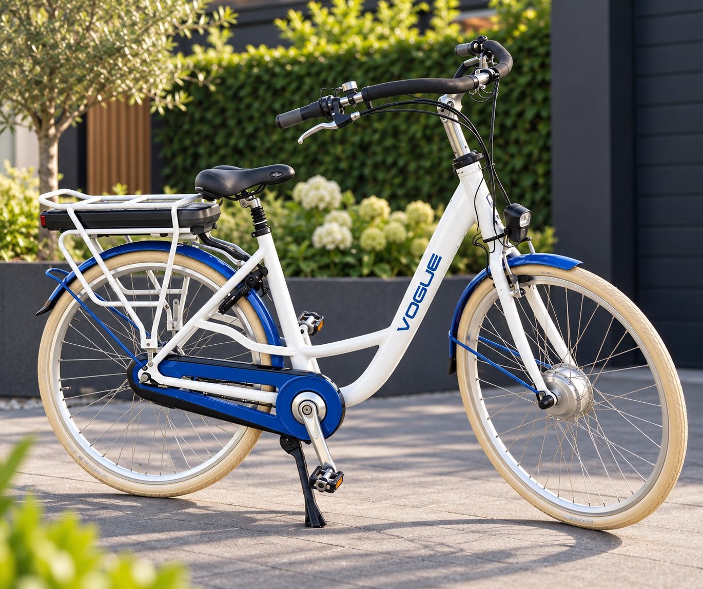Vogue Elektrische Fiets - Zo goed als nieuw, Zo goed als nieuw, 51 tot 55 cm, 50 km per accu of meer, Ophalen