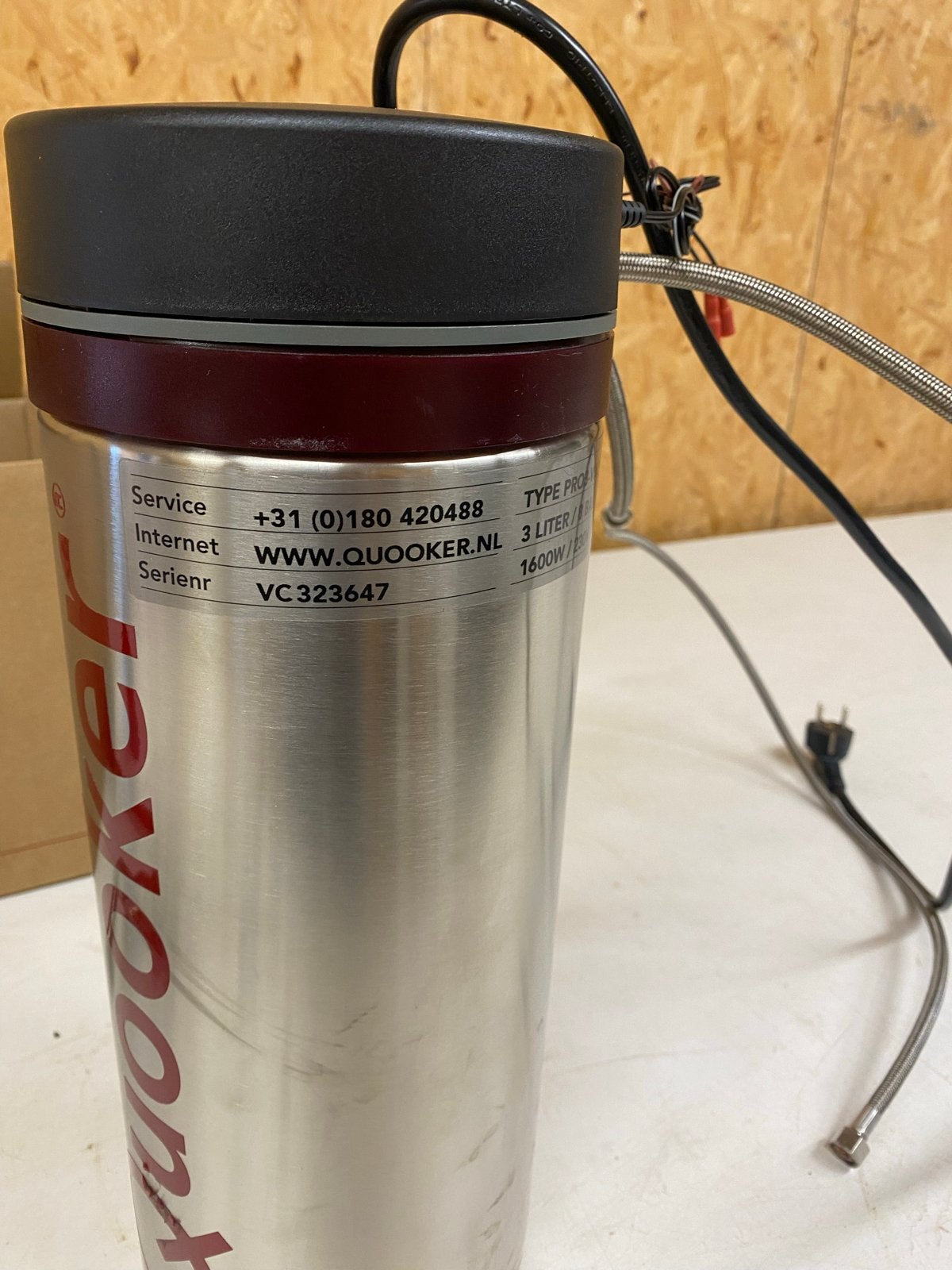 Quooker PRO3-VAQ 3 Liter Boiler, Overige typen, Zilver, Ophalen of Verzenden, Zo goed als nieuw