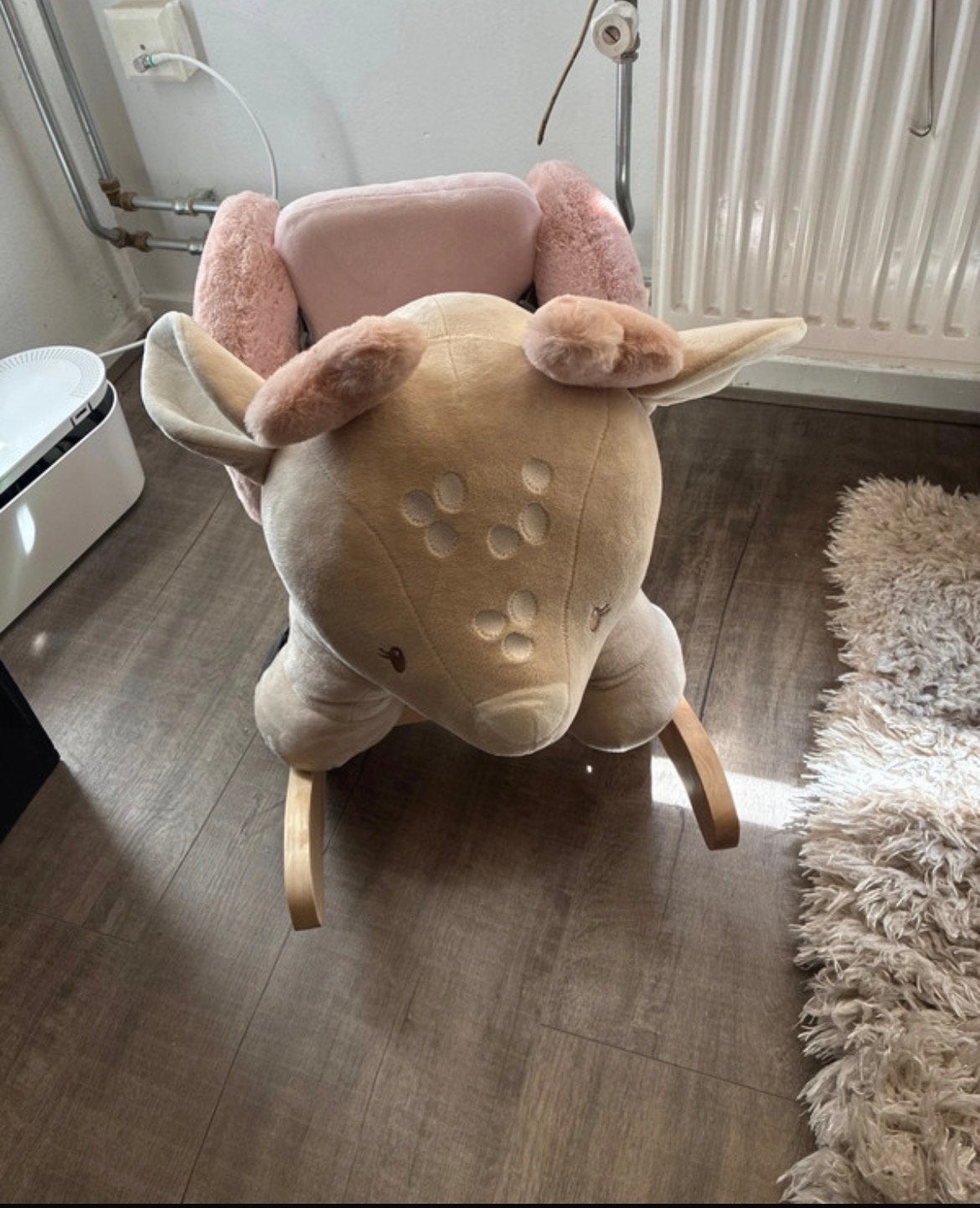 Schattige herten schommelstoel voor baby's - Nieuw!, Ophalen of Verzenden, Nieuw, Jongen of Meisje