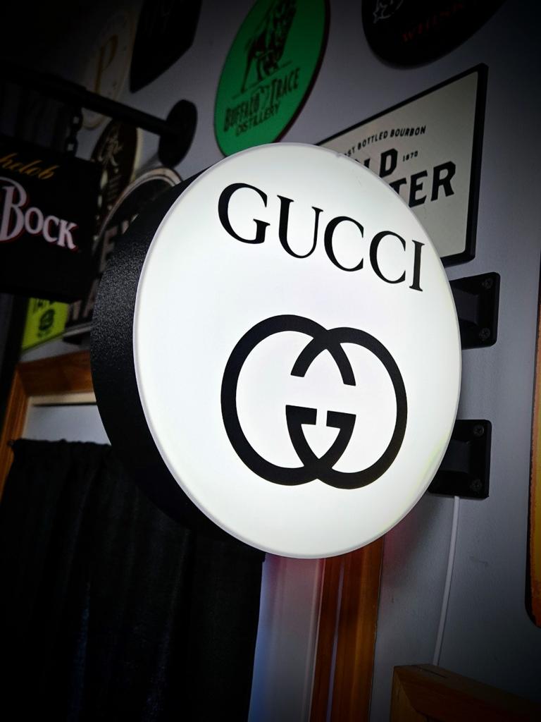 Nieuwe LED Gucci lamp - 23 cm diameter, USB aansluiting, Huis en Inrichting, Ophalen of Verzenden, Nieuw
