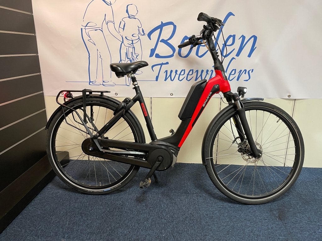 Sparta D-Rule Ultra E-Bike 28 -54cm 8v 400W Bosch Zwart/Rood, Ophalen, Sparta, 53 tot 56 cm, Versnellingen