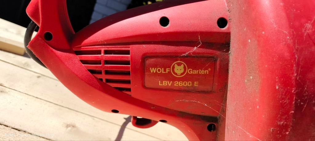 Wolf Garten LBV 2600 E Bladblazer/Bladzuiger, Ophalen, Elektrisch, Wolf Garten, Gebruikt