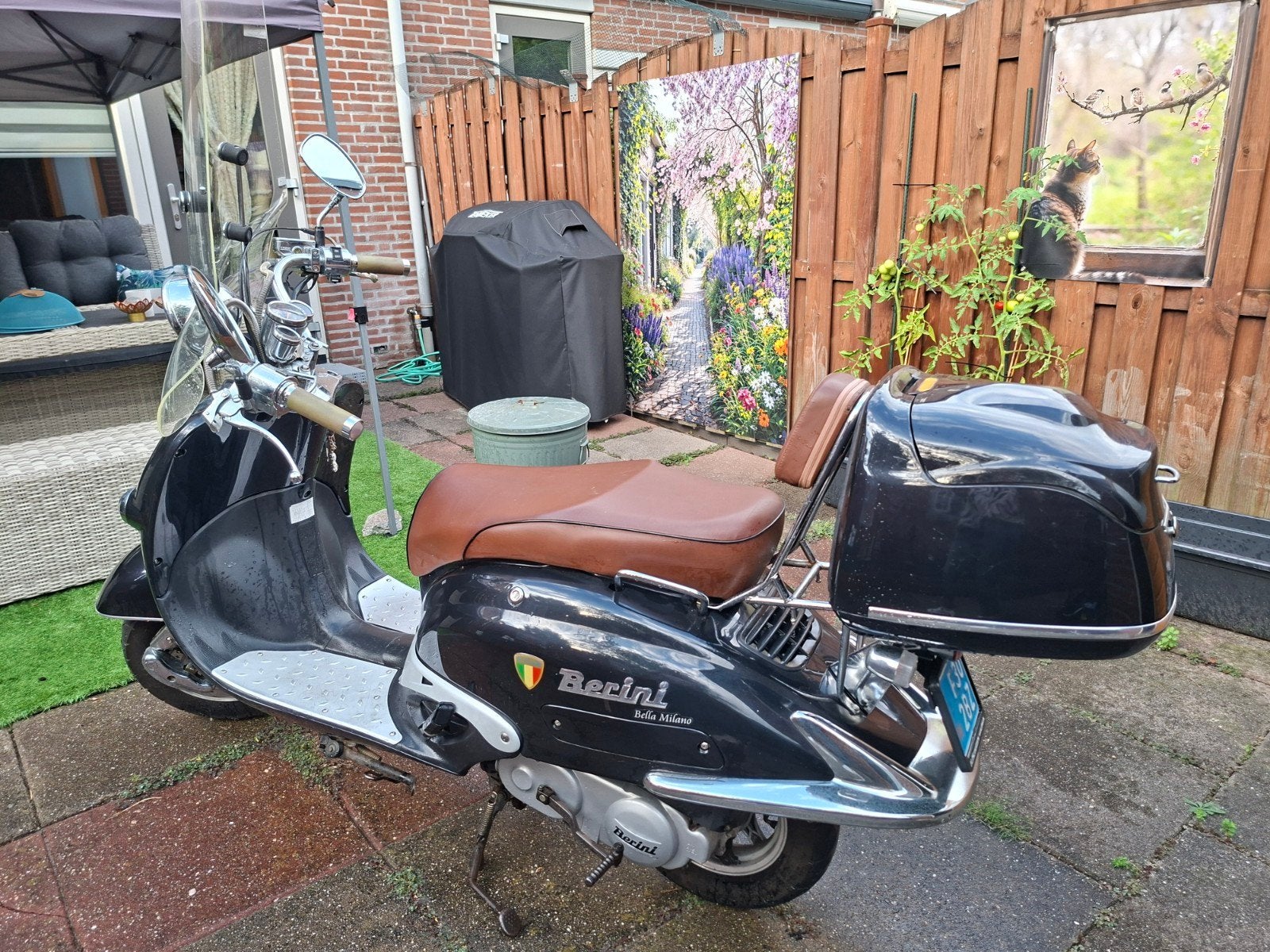Berini scooter uit 2011 - Rijdt als een zonnetje!, Fietsen en Brommers, Scooters | Overige merken, Ophalen, Gebruikt, Maximaal 45 km/u