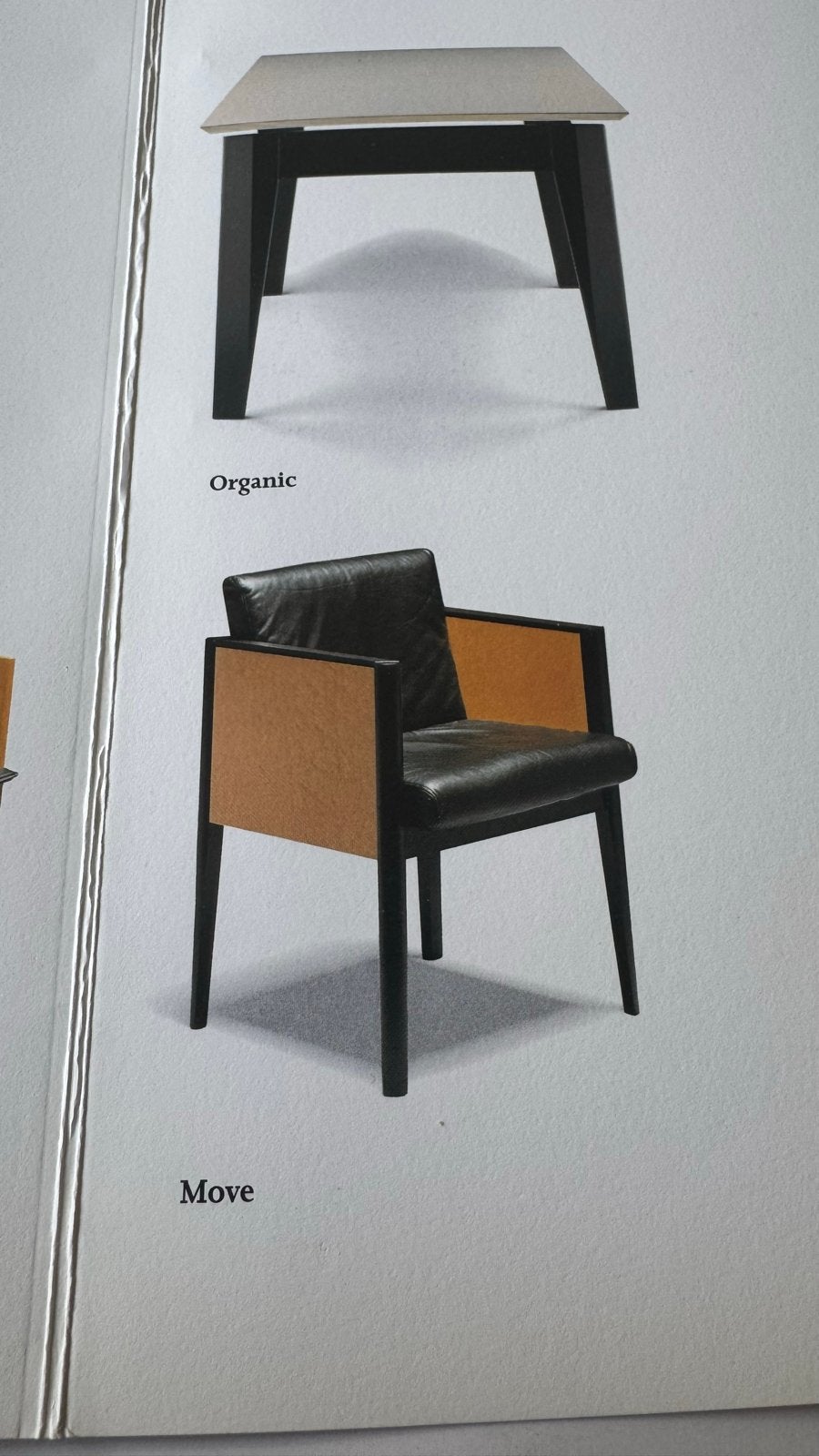 4 Arco eetkamerstoelen 'Move' van echt leer, Ophalen