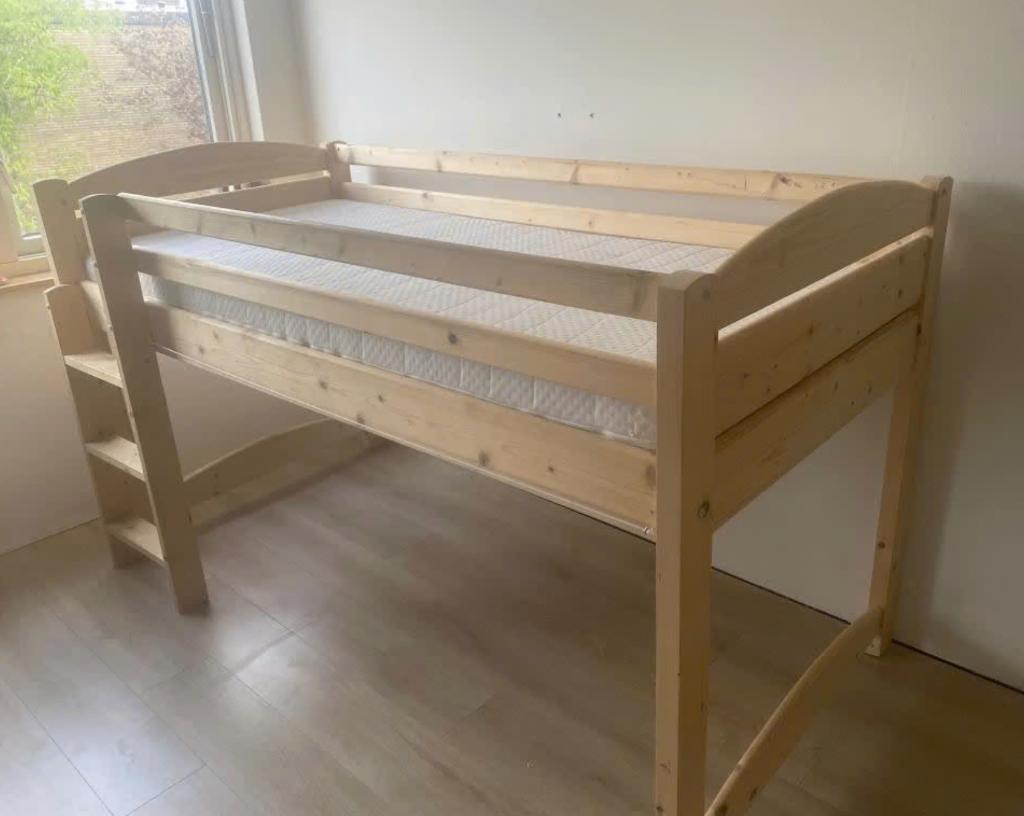 Hoogslaper, Kinderen en Baby's, Kinderkamer | Stapelbedden en Hoogslapers, Ophalen, Gebruikt, Hoogslaper