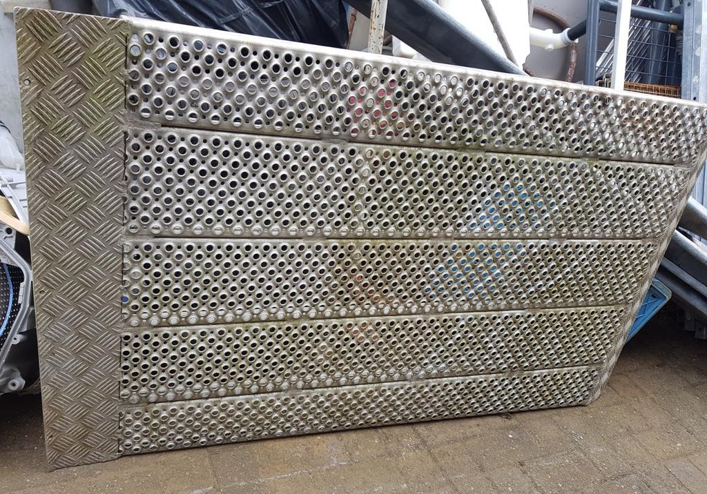Aluminium oprijplaat., Ophalen, Zo goed als nieuw