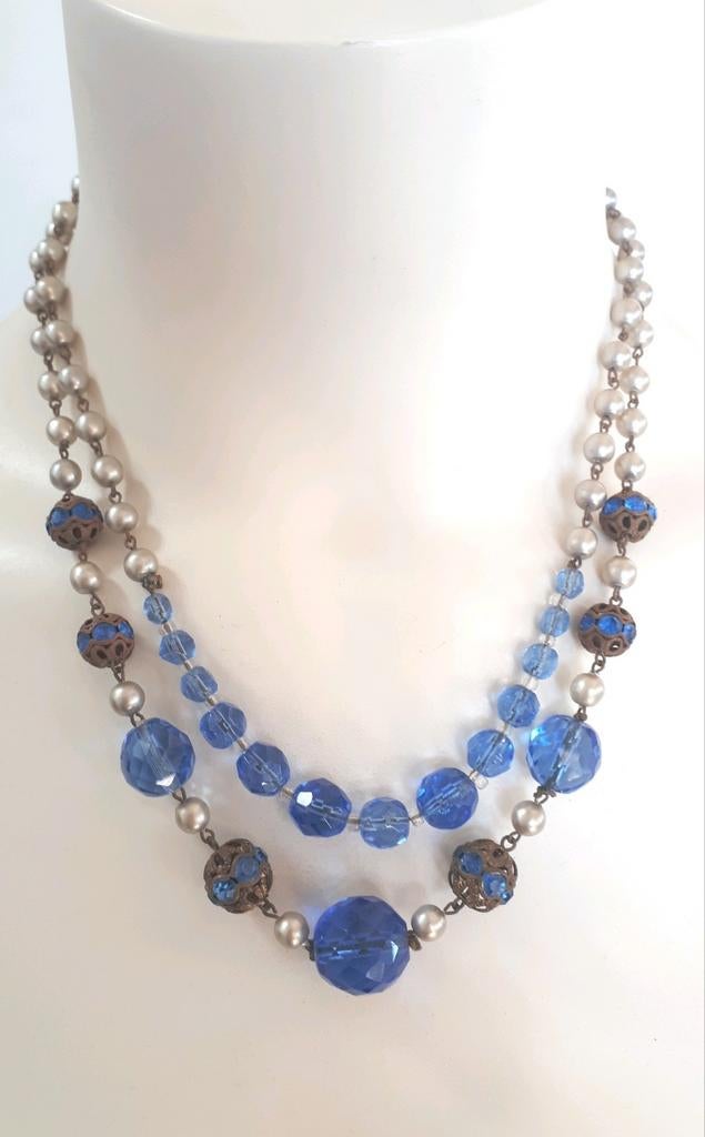 Supermooi Jaren '50 Collier., Verzenden, Overige materialen, Ketting