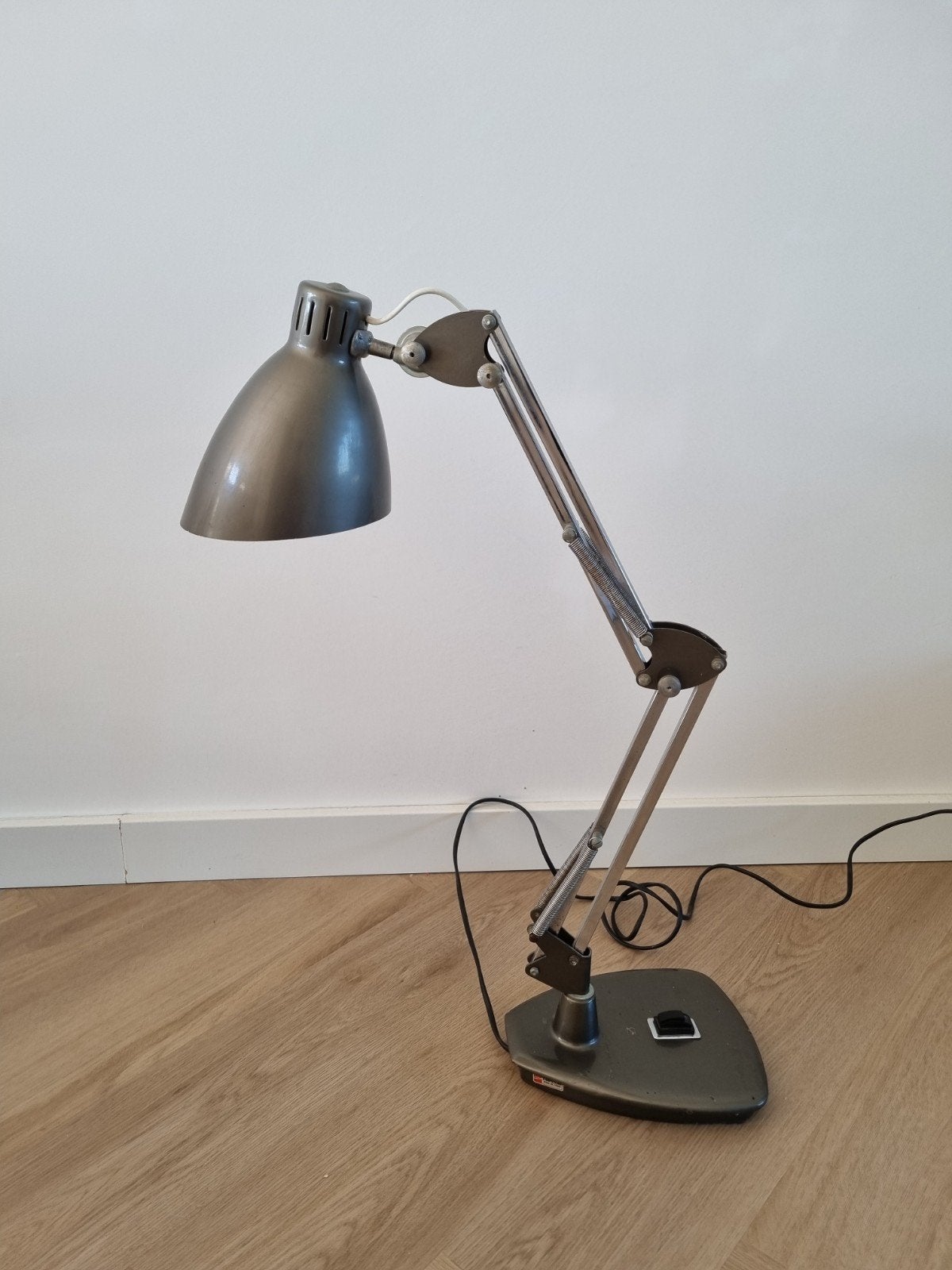 Vintage Lupela tafellamp bureaulamp, Huis en Inrichting, Lampen | Tafellampen, Ophalen of Verzenden, Bureaulamp, Art deco