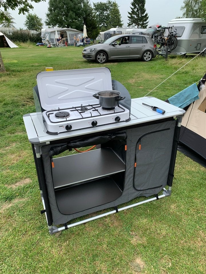 Obelink Rodeo Luxe keuken (ex. Kookstel), Ophalen, Gebruikt, Campingkast