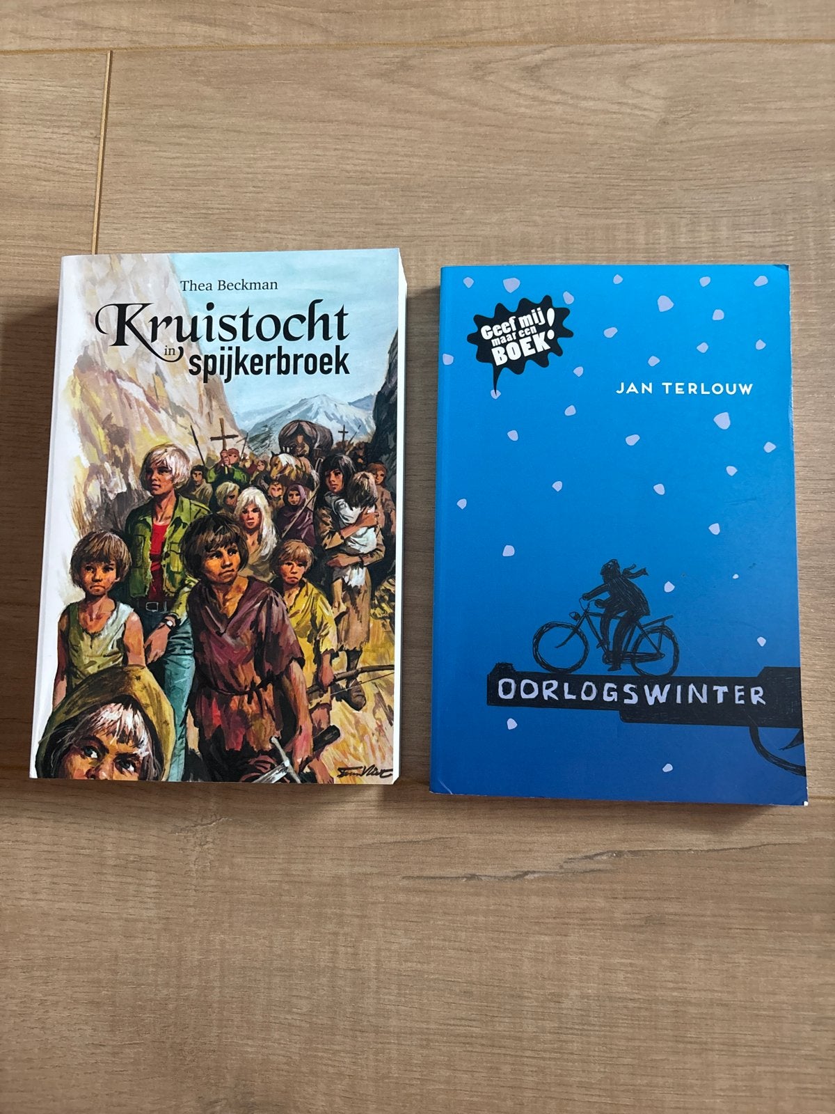 Kruistocht in spijkerbroek & Oorlogswinter - Thea Beckman &, Ophalen of Verzenden, Zo goed als nieuw, Fictie algemeen