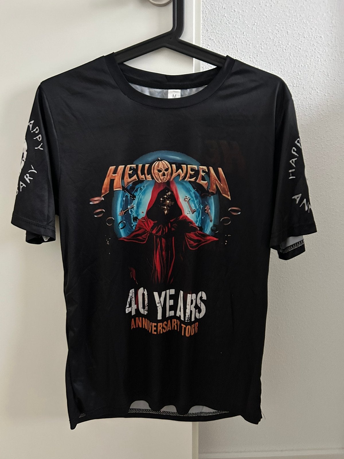 Helloween tour shirt 2025, Ophalen of Verzenden, Zo goed als nieuw, Zwart