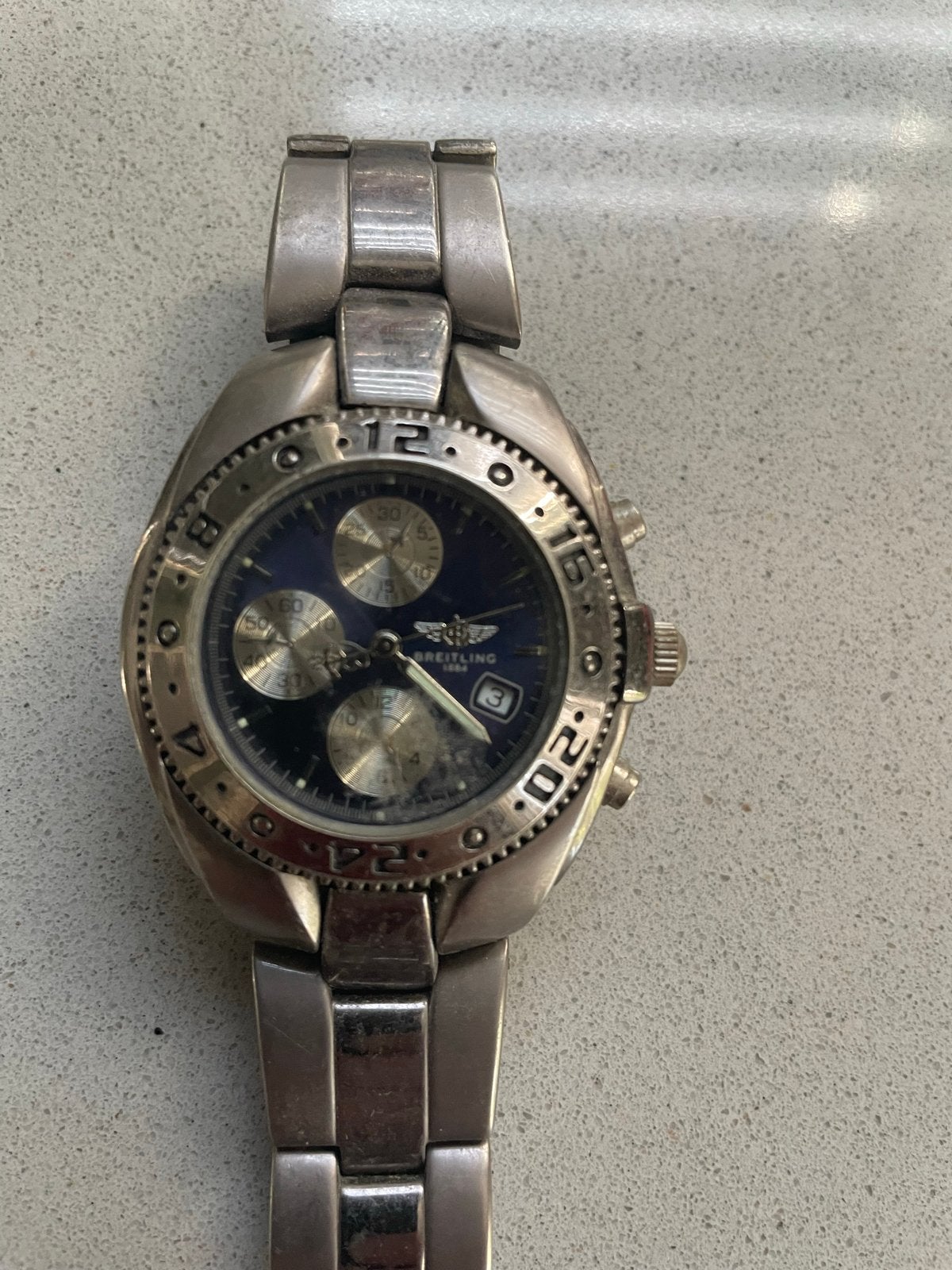 Breitling Chronograaf Polshorloge - Gebruikt, Gebruikt, Staal, Breitling, Polshorloge