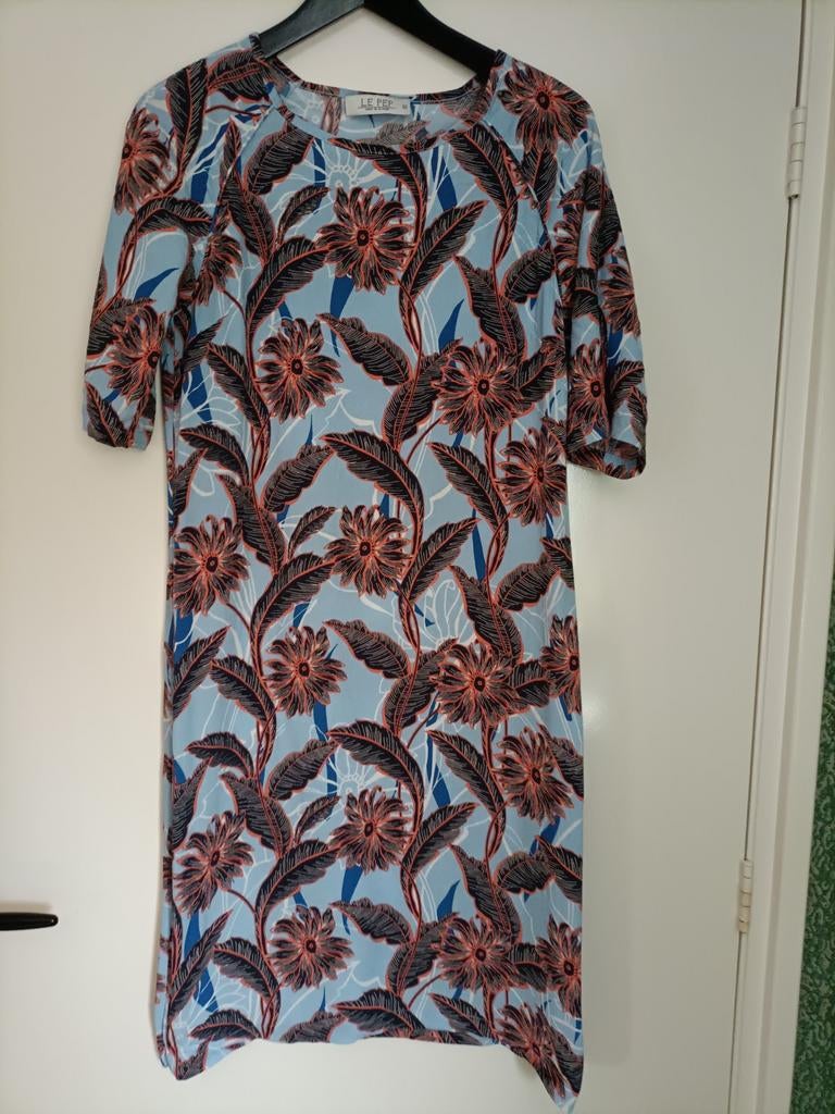Zomerjurk Le Pep 100% viscose XS keurig, Le Pep, Blauw, Ophalen of Verzenden, Zo goed als nieuw