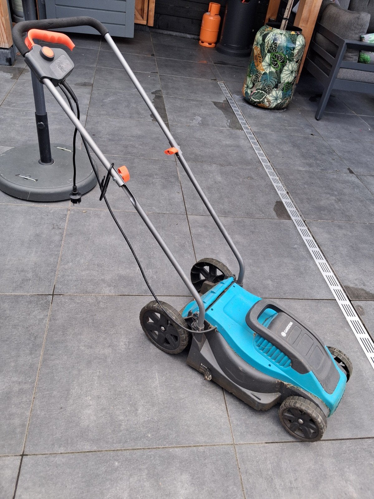 Elektrische grasmaaier, Ophalen, Gebruikt, Elektrische grasmaaier, Gardena