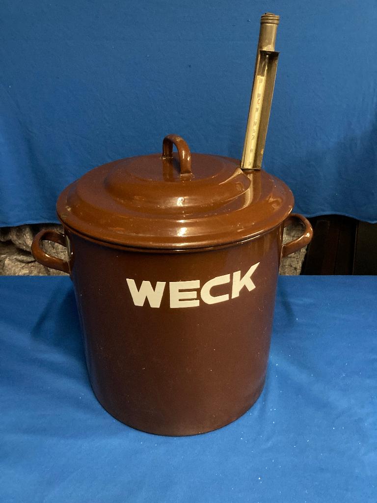 Weck inmaakketel, Huis en Inrichting, Keuken | Potten en Pannen, Gebruikt, Overige typen, Inductieplaat, Keramische plaat, Ophalen of Verzenden