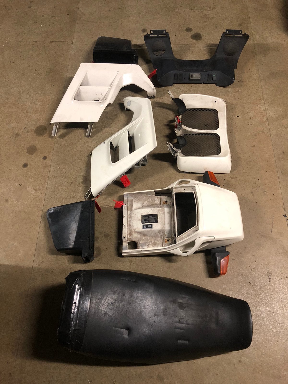 BMW K 75 RT 1989-1996 Diverse kappen en zadel, Motoren, Gebruikt, ., Ophalen of Verzenden, .