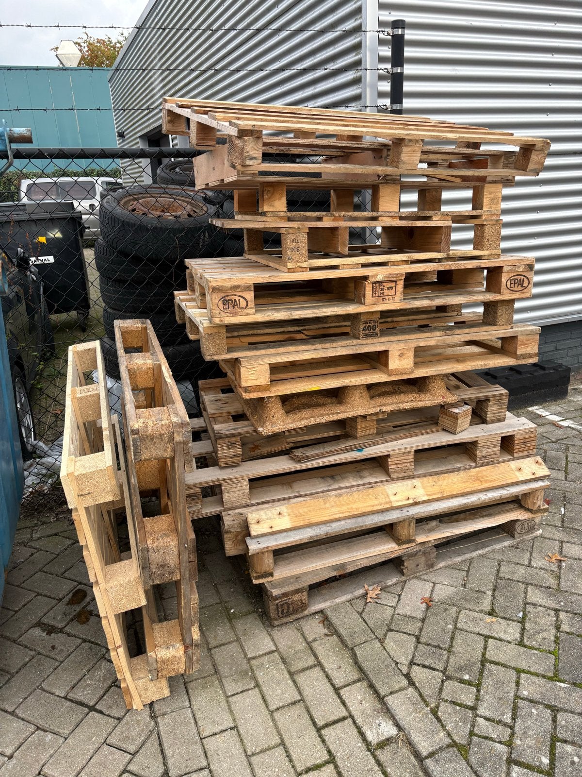 Gebruikte pallets - Diverse maten beschikbaar, Ophalen, Gebruikt, Overige typen, 50 mm of meer