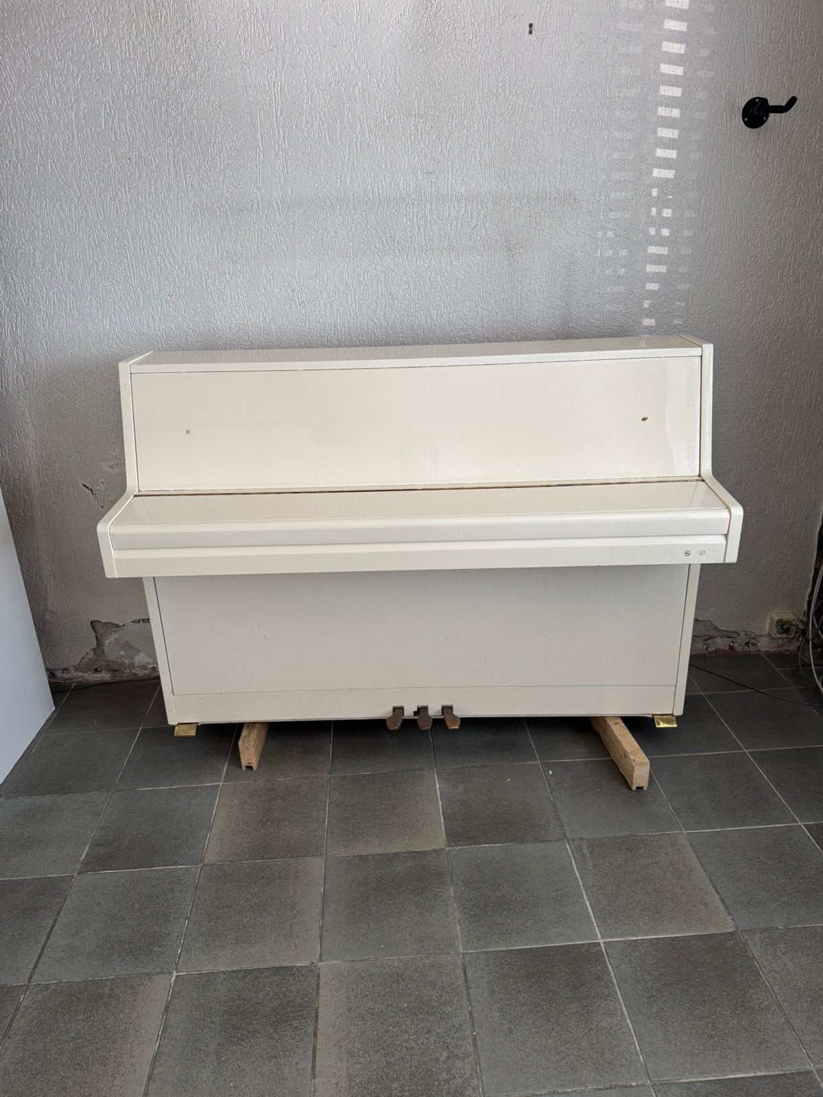 Witte Samick piano, Ophalen, Zo goed als nieuw, Wit, Piano