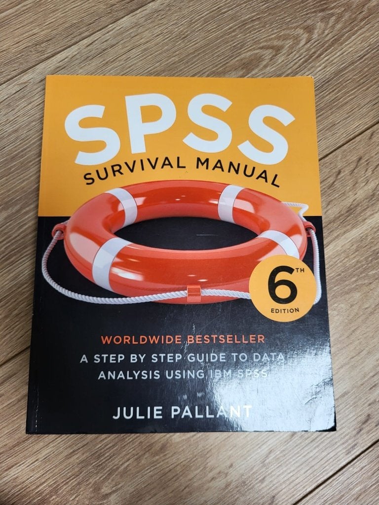 SPSS survival manual, Ophalen of Verzenden, Beta, Zo goed als nieuw, WO