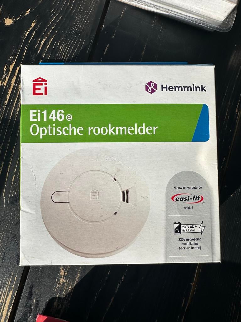 Ei146e Optische rookmelder - Nieuw in doos, Ophalen of Verzenden, Nieuw, Detector, Sensor of Melder, Rook