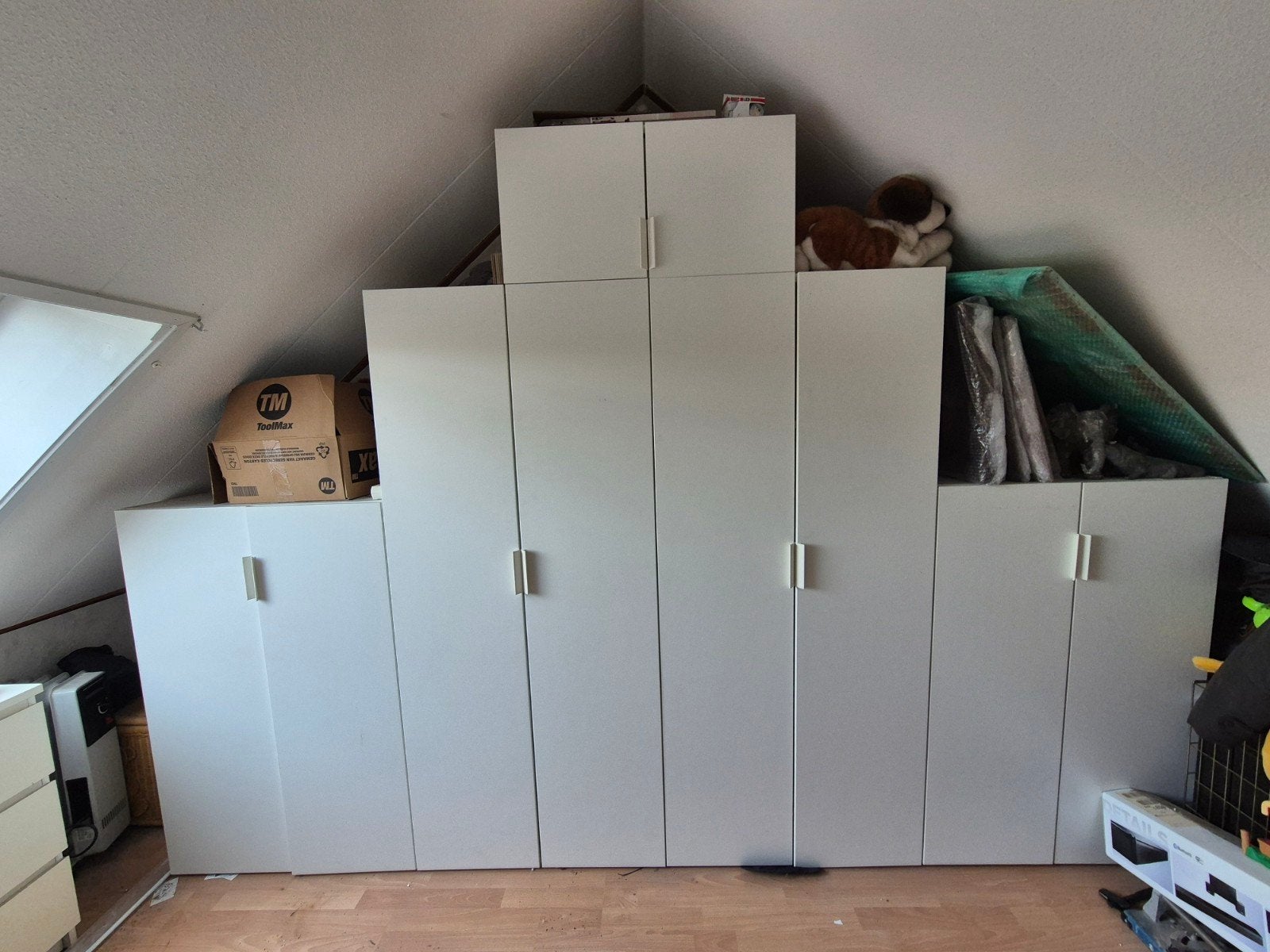 z.g.a.n. ikea kleding kast/zolderkast, Ophalen, 50 tot 100 cm, Zo goed als nieuw, 150 tot 200 cm