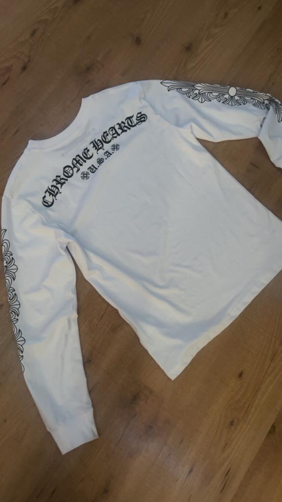 Crome hearts longsleeve, Kleding | Heren, T-shirts, Ophalen of Verzenden, Nieuw, Maat 46 (S) of kleiner, Wit
