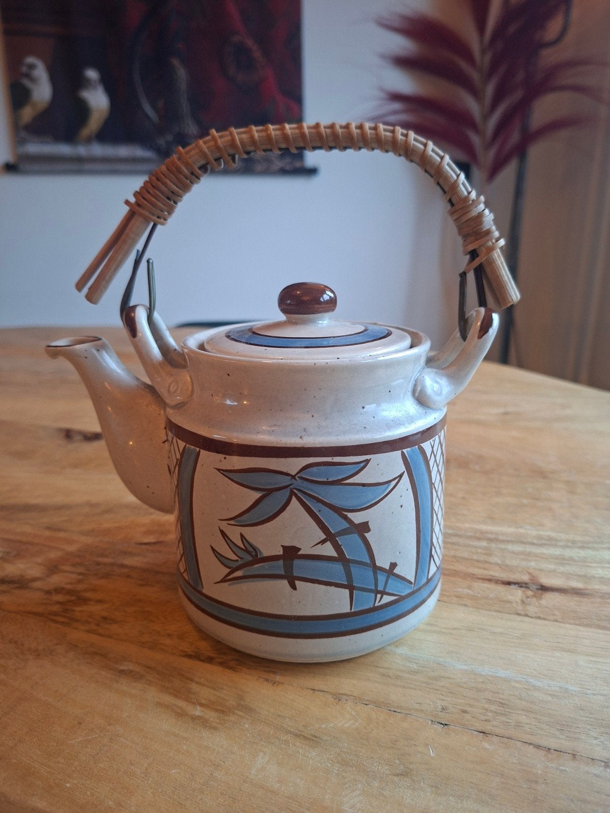 Vintage theepot Japanse keramiek, Ophalen, Keramiek, Vintage, Zo goed als nieuw