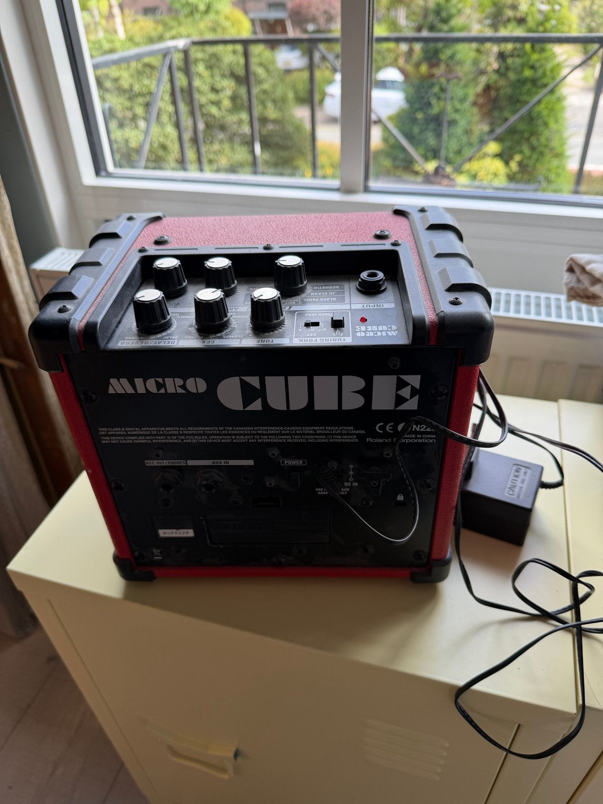 Roland Micro Cube gitaarversterker - Compact en veelzijdig, Muziek en Instrumenten, Versterkers | Bas en Gitaar, Ophalen of Verzenden