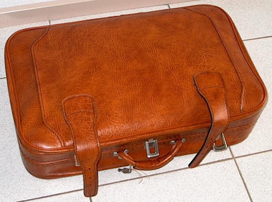 Oranjebruin skai koffer ( retro ), Ophalen, Overige typen