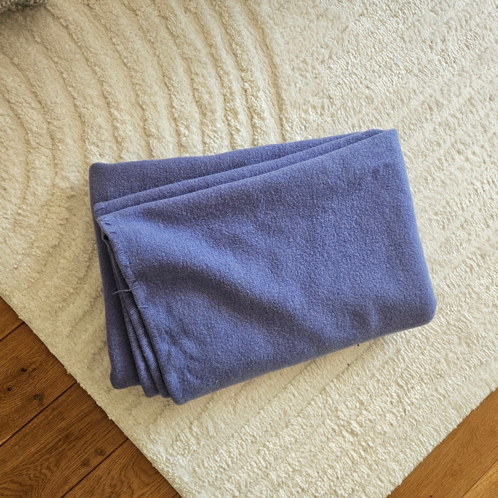 Wollen deken, 2 kleuren, versleten, Ophalen, Gebruikt, Eenpersoons, Deken of Dekbed