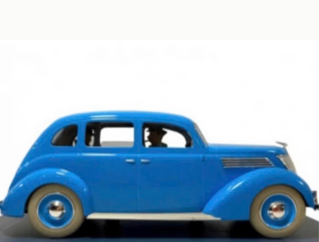 Ford Taxi 1937 Marc Charlet Kuifje 1/24 voitures TINTIN # 58, Verzenden, Nieuw, Auto, Overige merken