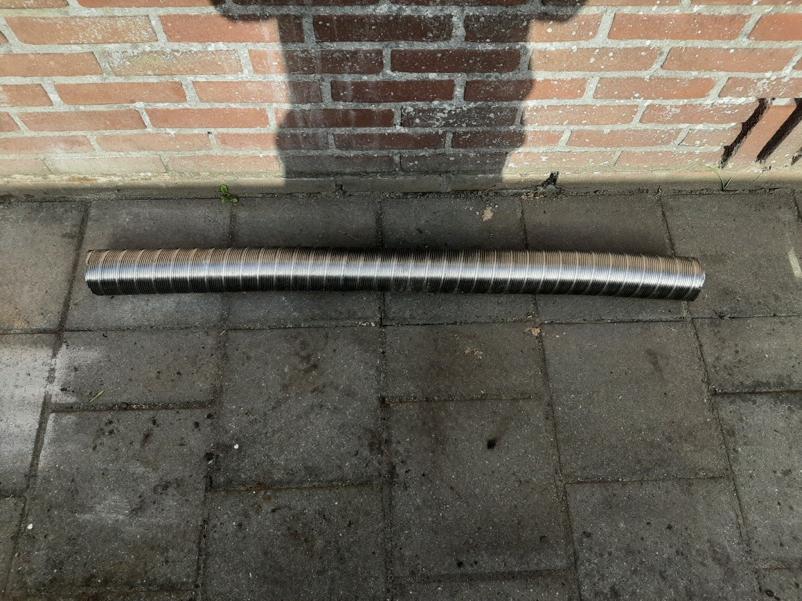 rvs flex buis 80mm, Ophalen, Nieuw, Rvs, Minder dan 2 meter