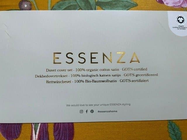 Essenza Dekbedovertrek 260 100% Bio Satijn Katoen, Info@essenzahome.nl, Essenza, Katoen, Ophalen of Verzenden